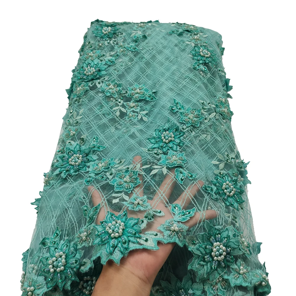 

Элегантное торжественное платье "сделай сам" с красивыми цветами дизайн французские кружева класса люкс с вышивкой марлевая ткань ручной р...