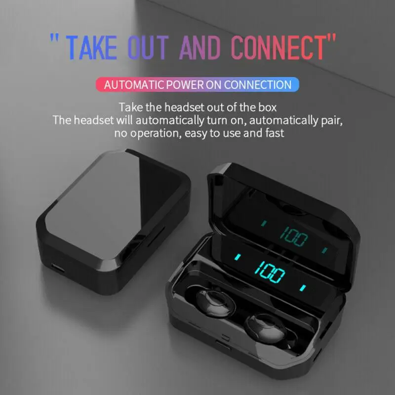 Мини Bluetooth 5,0 гарнитура TWS беспроводные наушники-вкладыши стерео наушники для iPhone samsung huawei XiaoMi