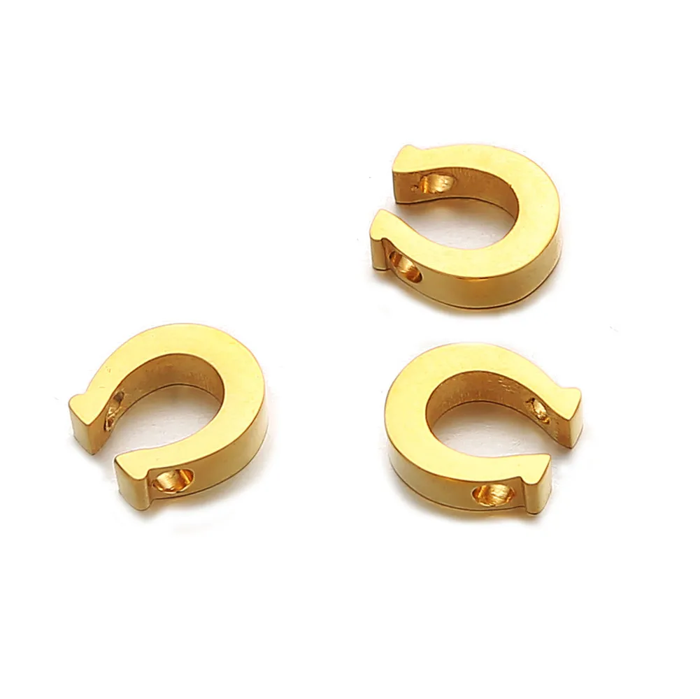 5 шт./лот подвеска в форме дуги из нержавеющей стали для изготовления ювелирных