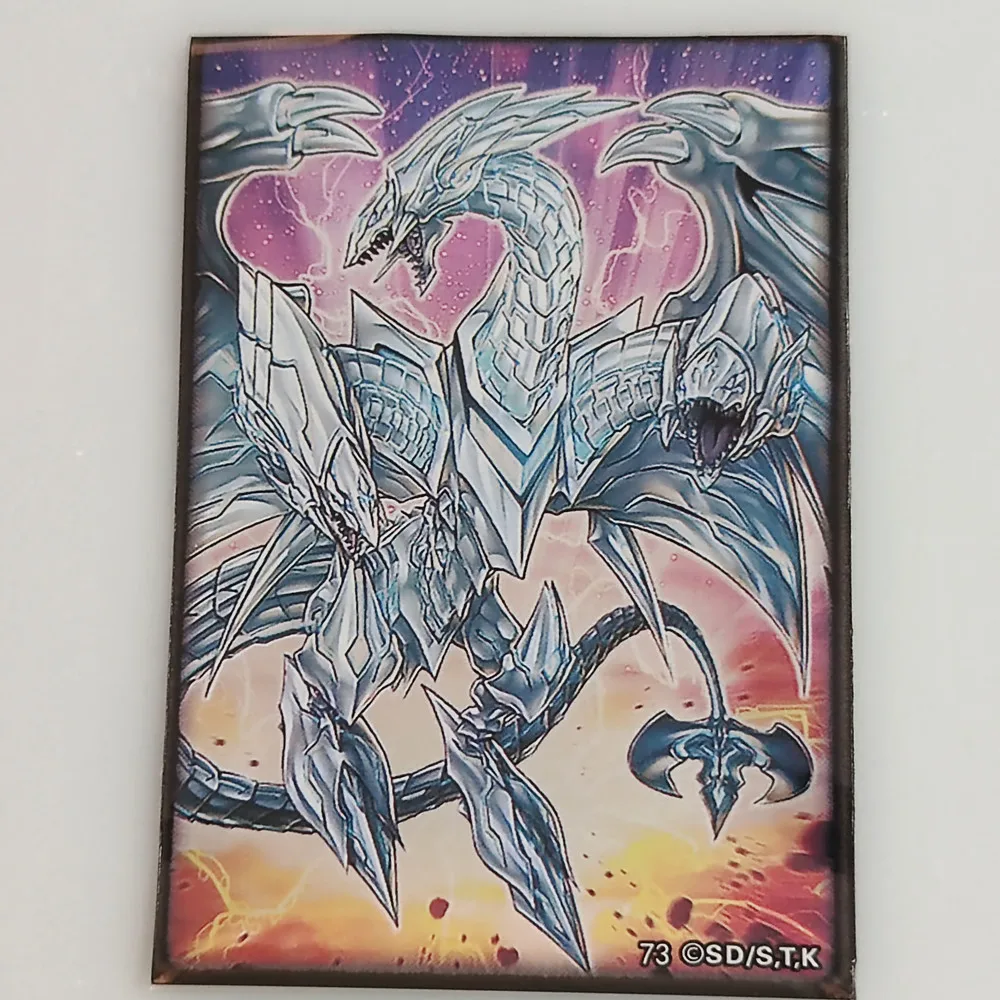 50 шт./упак. Yugioh BLUE-EYES chaomax White Dragon Game Sleeve EYES OF BLUE Yu-Gi-Oh! Защитный чехол с изображением