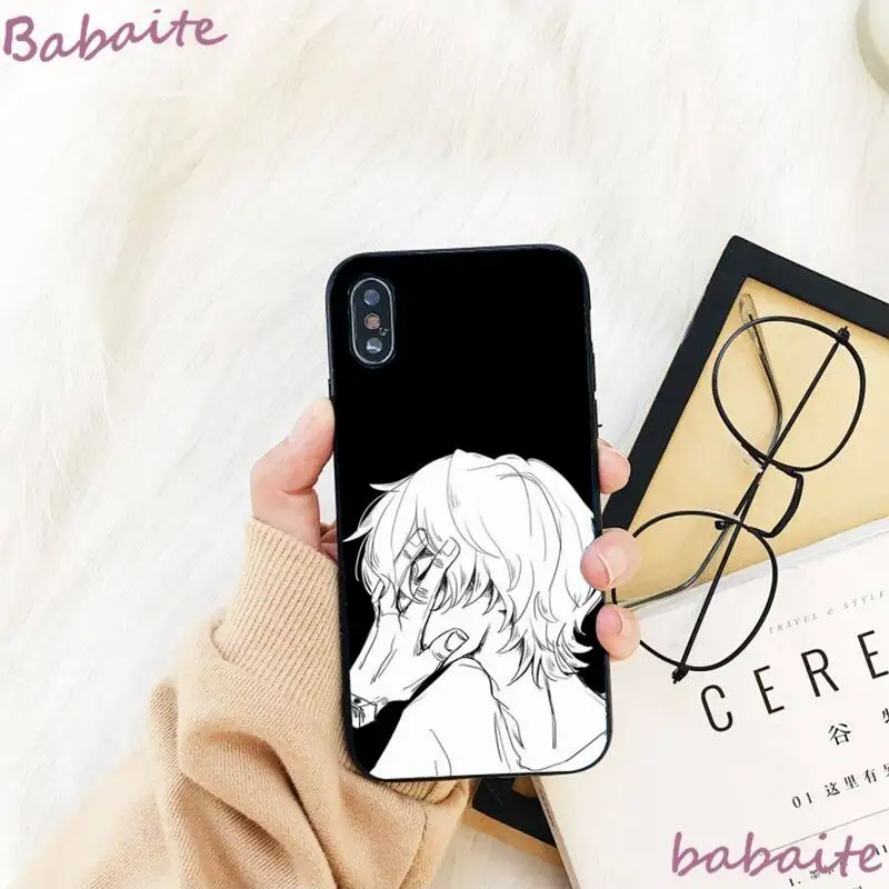 

Babaite Tomura Shigaraki My Hero Acad Phone Case For iPhone 8 7 6 6S Plus X XS MAX 5 5S SE XR 11 11pro promax 12 12Pro Promax