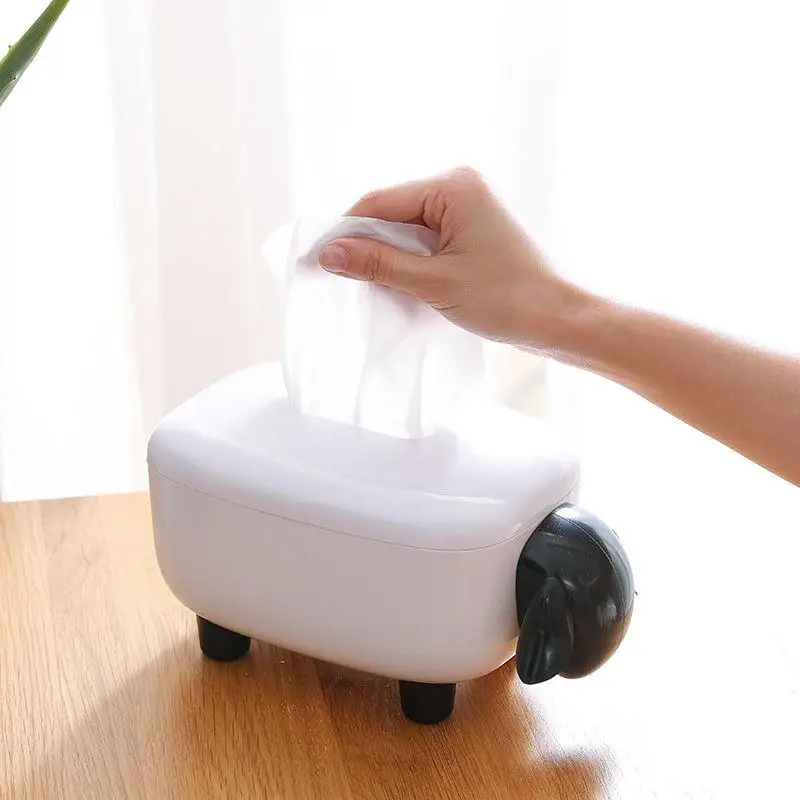 Настольный пластиковый контейнер для салфеток дома держатель в форме мультяшных