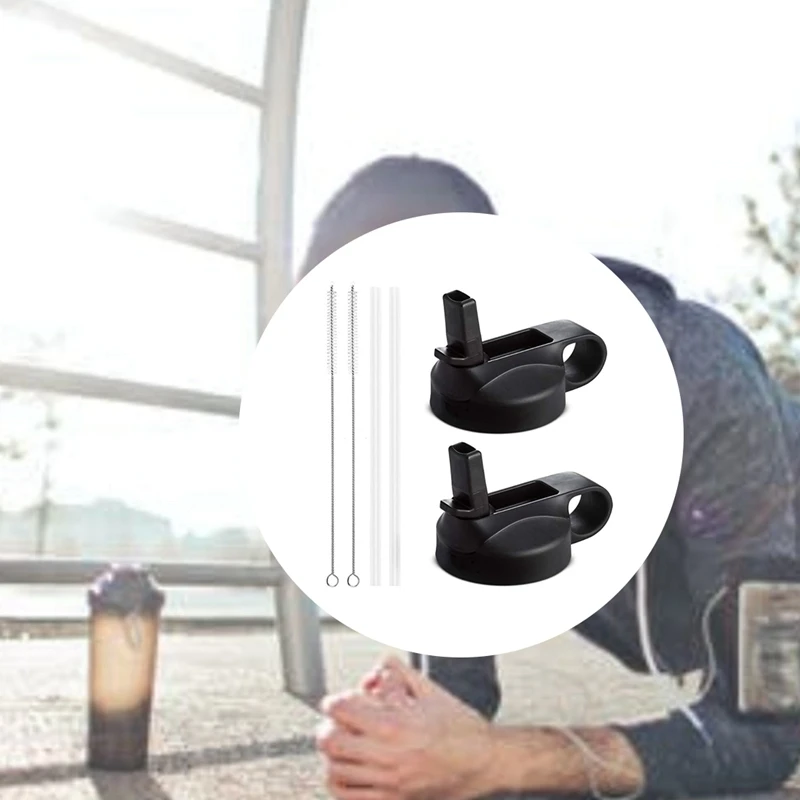 

Wide Mouth Straw Lid Compatibility Most Sports Water Bottle Sports Water Cup Cover Set