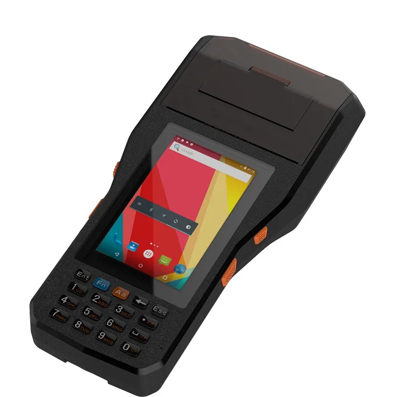 Портативный Android-сканер Pos-терминал 2D штрих-код КПК защищенный 4G Wi-Fi GPS Bluetooth NFC