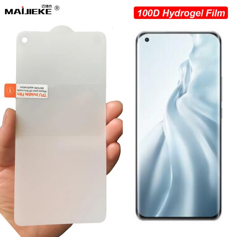 

Front Back Hydrogel Film For Xiaomi 11 pro ultra Pocophone F3 F2 pro M3 M2 pro Screen Protector for poco X3 pro X3 NFC Nano Film