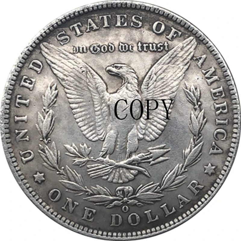 Hobo Nickel 1880 O копия монеты доллара США Моргана тип 139|Безвалютные монеты| |