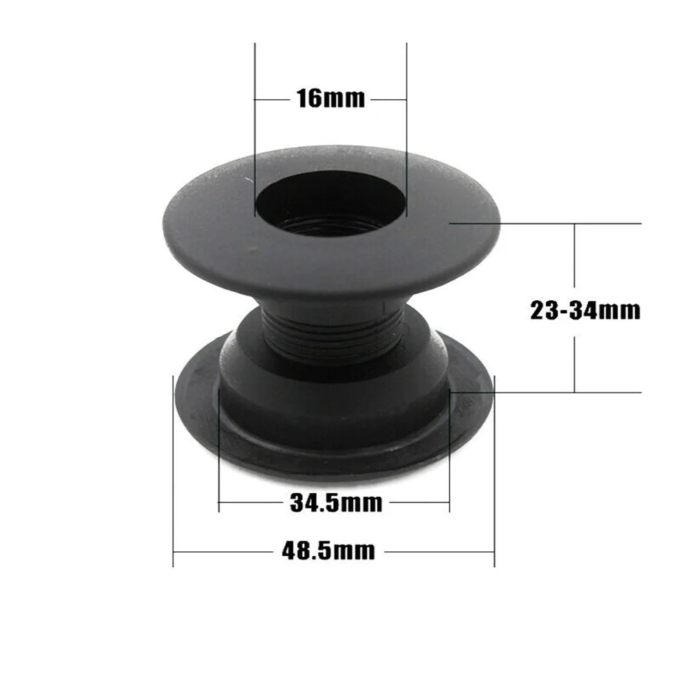 10 шт. втулка для футбольного мяча 5/8 дюймов 16 мм стержень черный пластик хобби