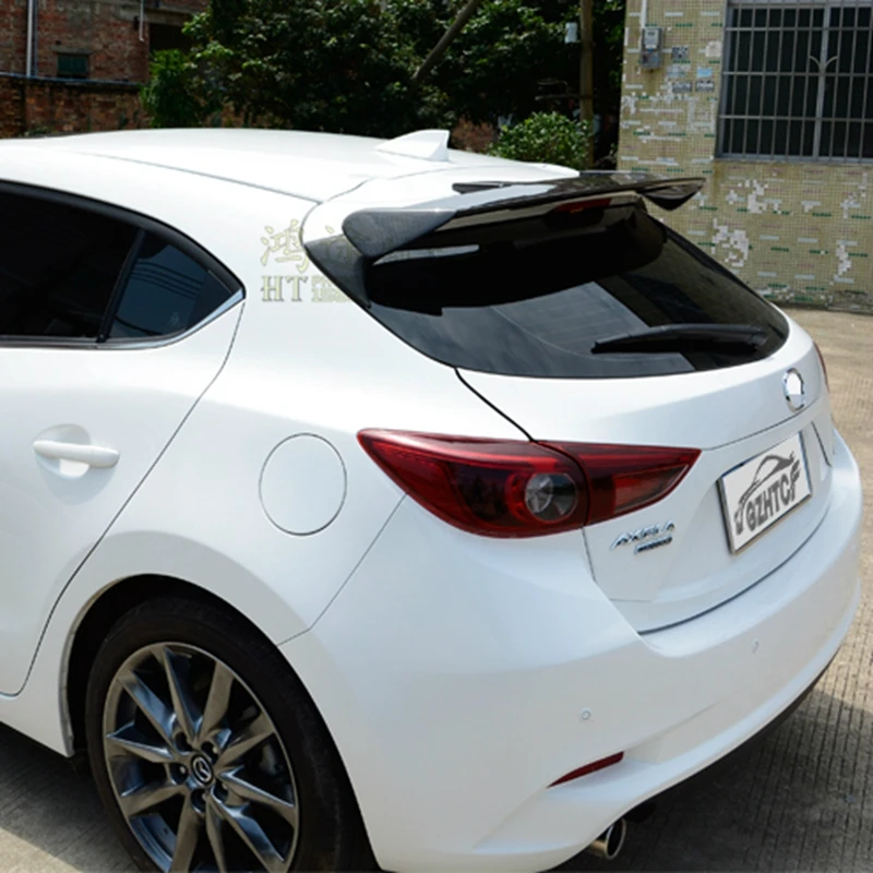 Внешний задний спойлер из углеродного волокна украшение для багажника крыла