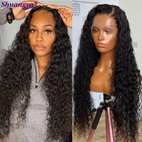13x4 transparent lace front wig brazilian water wave lace front wig 100 remy human hair lace wigs hd 5x5 water wave lace wig