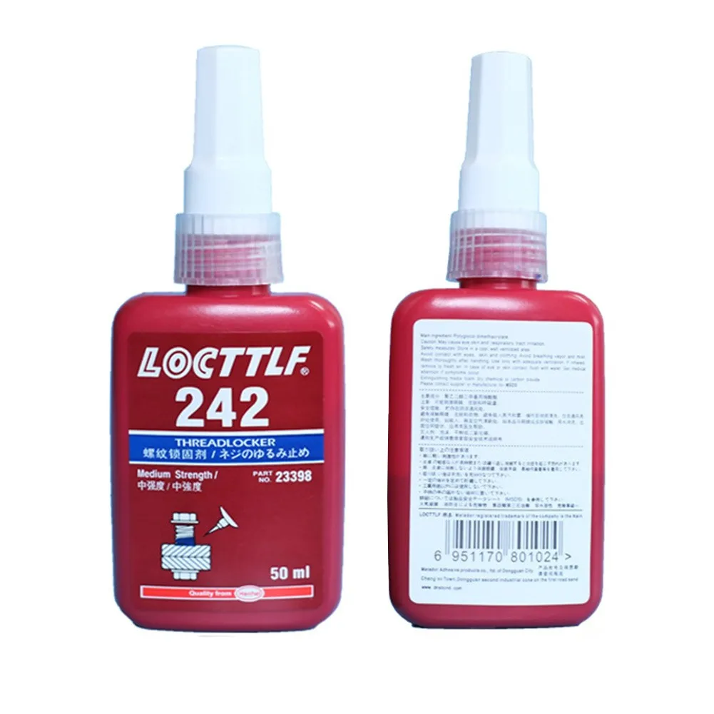

50ml Metal Thread Locking Agent Anaerobic Adhesive Fast Curing Seal Locking Agent Screw Glue 242 Anaerobic Glue Manufacturer