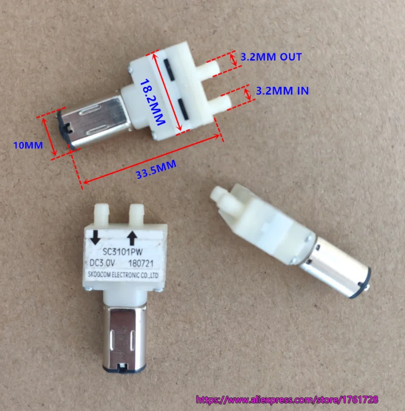 5 шт./лот M20 DC3V 3 7 V вакуумный насос SC3101PW мембранный не новый | Обустройство дома