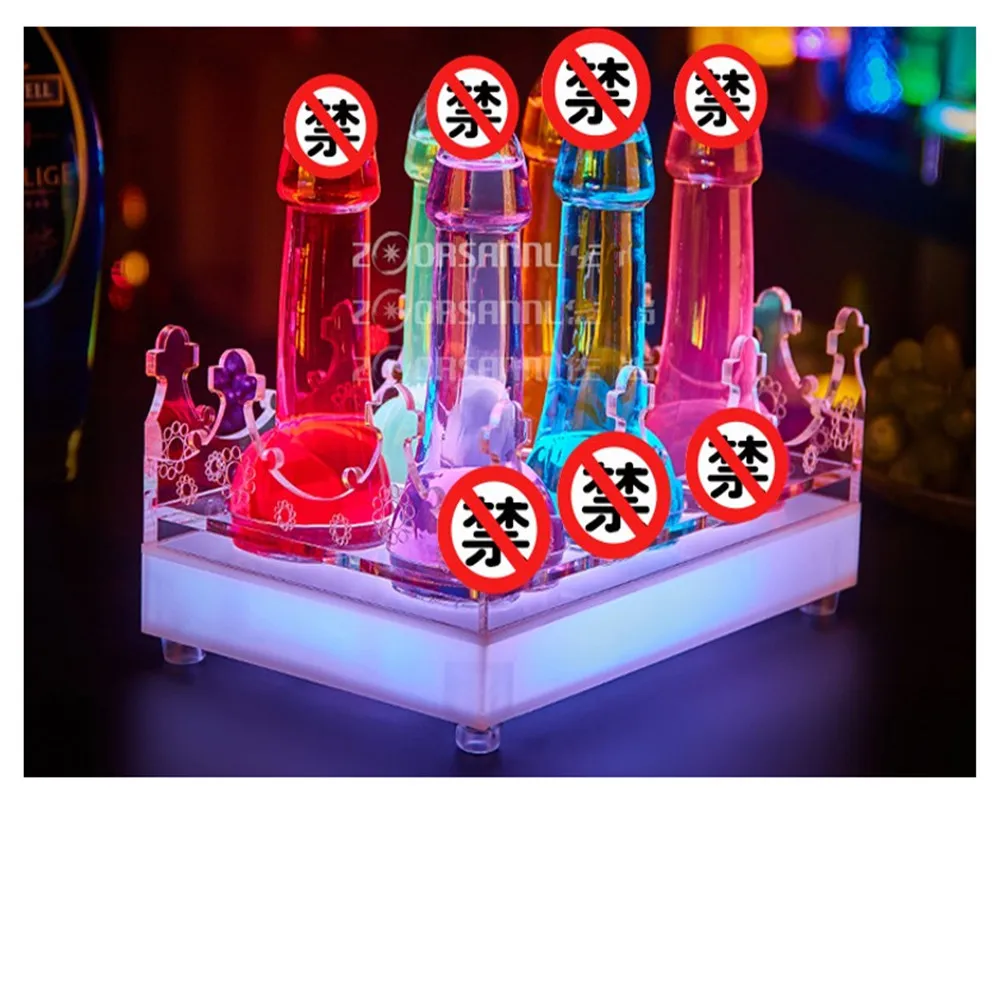 1 комплект перезаряжаемый светящийся светодиодный светильник стеклянный поднос