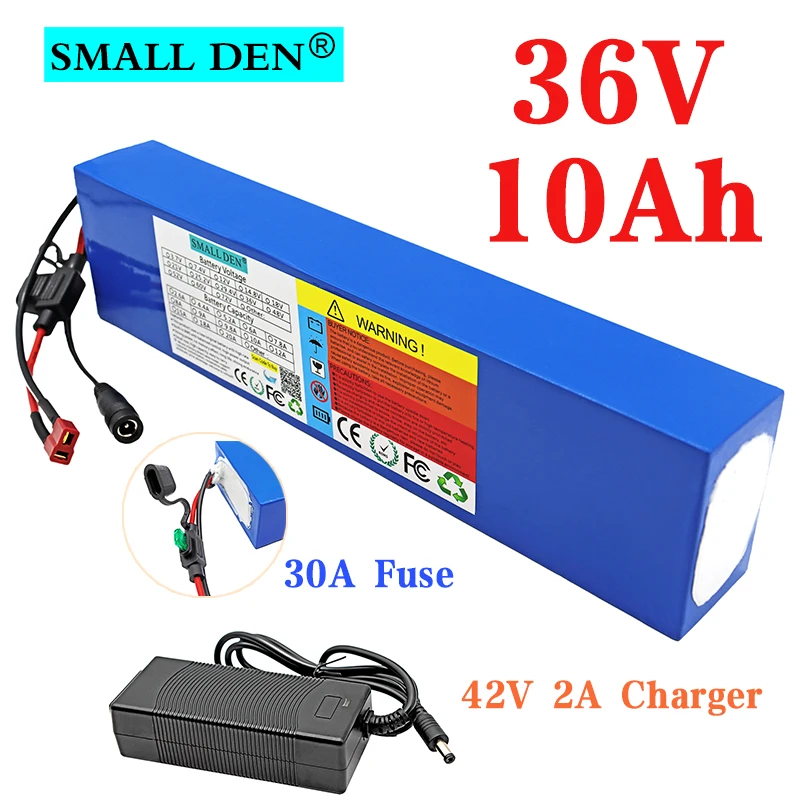 

Аккумулятор литиевый 36 в 10 Ач 18650 10S3P 250-500 Вт 42 в