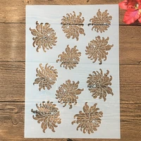 a4 29cm daisy flower diy layering stencils wall painting scrapbook coloring embossing album decorative paper card template