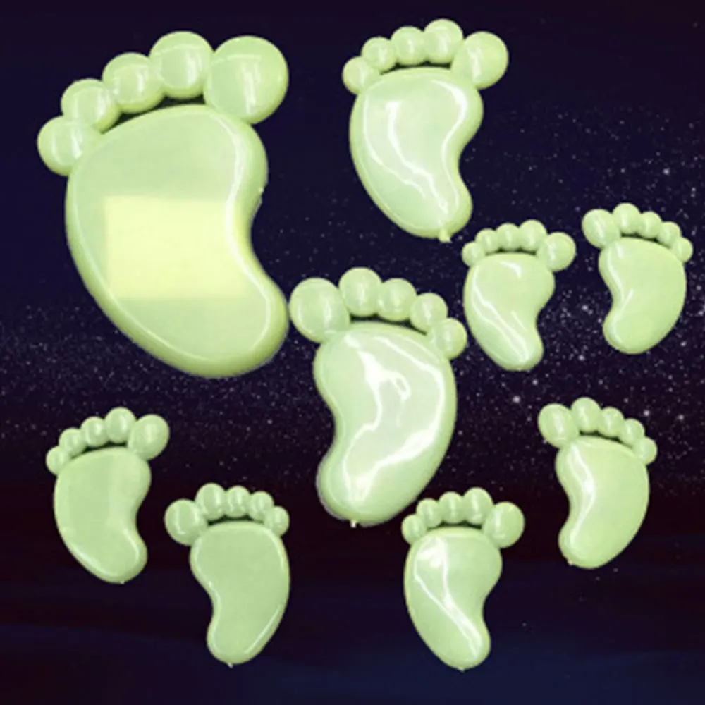 Светящиеся Стикеры флуоресцентные наклейки для спальни настенные обои из смолы 9