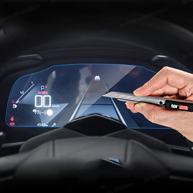 

lcd TPU Transparent Car Dashboard Screen Film Anti-scratch Sticker for Citroen Ds7 2018 2019 2020 Accessories