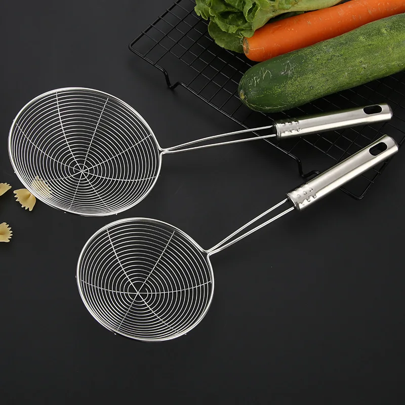 1 шт. Кухня инструменты силиконовая ручка масло сито для кастрюли ковш скиммер