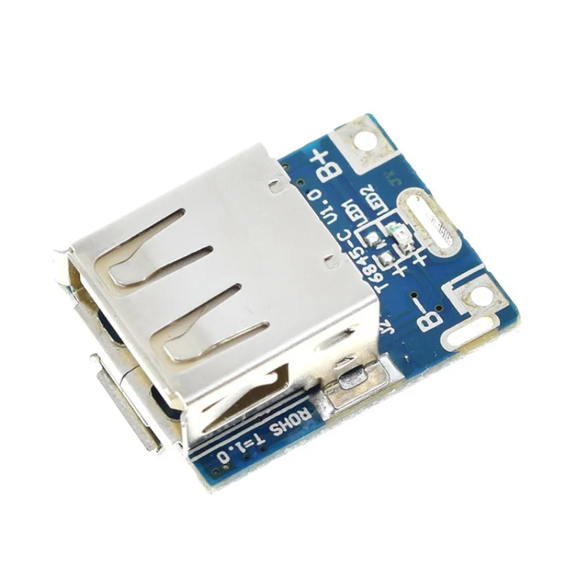 

5V Boost Converter Step-Up Power Module Lithium Battery Charging Protection Board LED Display USB for DIY Charger
