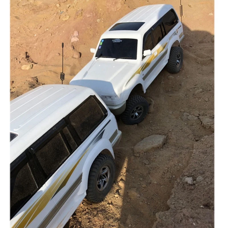 

1 Set RC Car Shell Body Kit Electric Steering Wheel & 1 Pcs Body Sticker for RCRUN 1:10 Climbing Model Vehicle