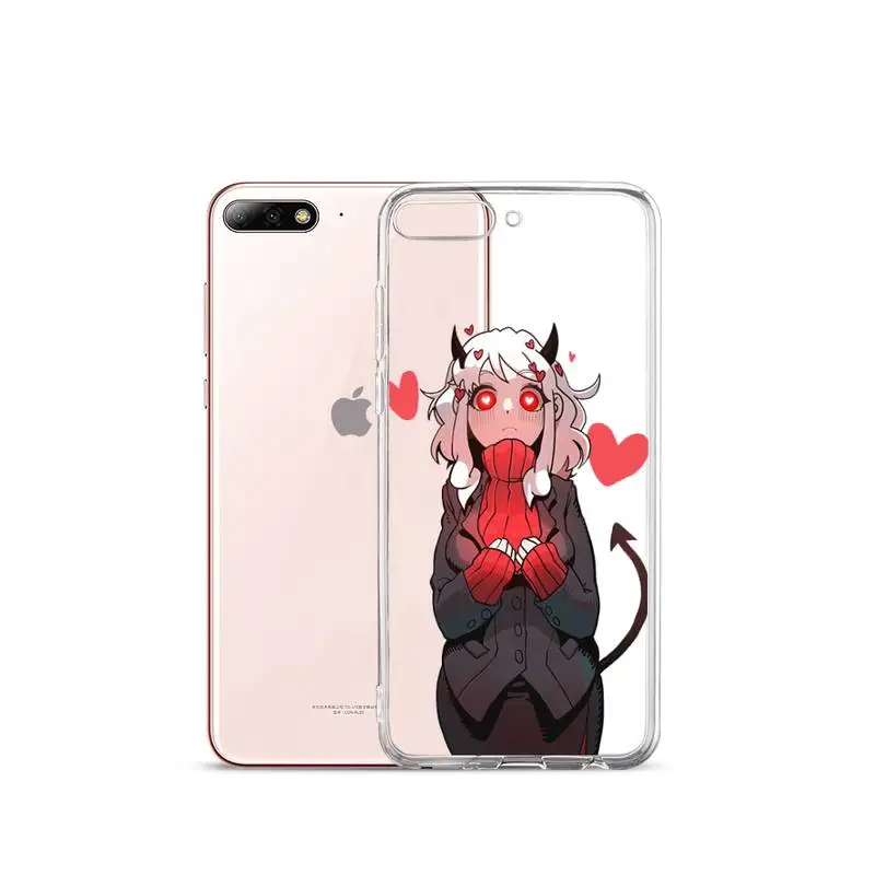 

Devil woman sexy girl anime Phone Case Transparent for iPhone Samsung A S 11 12 6 7 8 9 10 20 Pro X XS Max XR Plus lite
