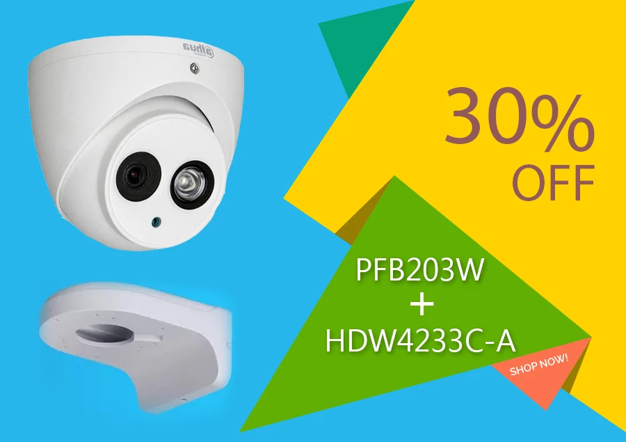 DAHUA PFB203W кронштейн водонепроницаемый настенное крепление IP HDCVI камеры кронштейны купольная камера крепления совместимый корпус TypeIPC-HDW8 HDBW6XXX