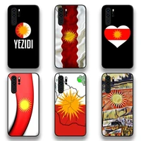 yazidis flag phone case for huawei p20 p30 p40 lite e pro mate 40 30 20 pro p smart 2020