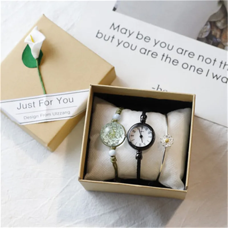 Ins Wind браслет в Корейском стиле для девочек простой индивидуальный милый