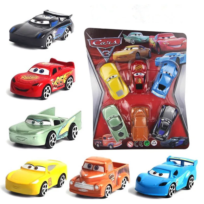 Модели автомобилей литых под давлением для детей 6 шт./компл. Disney Pixar Cars 3 Молния