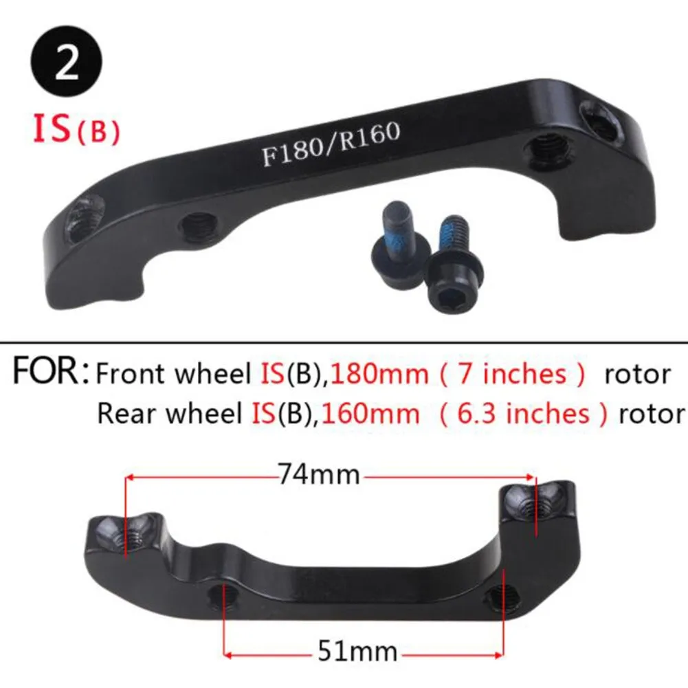 

Aluminium Alloy Mount Adapter Brake For 140 160 180 203mm Rotor MTB Protable