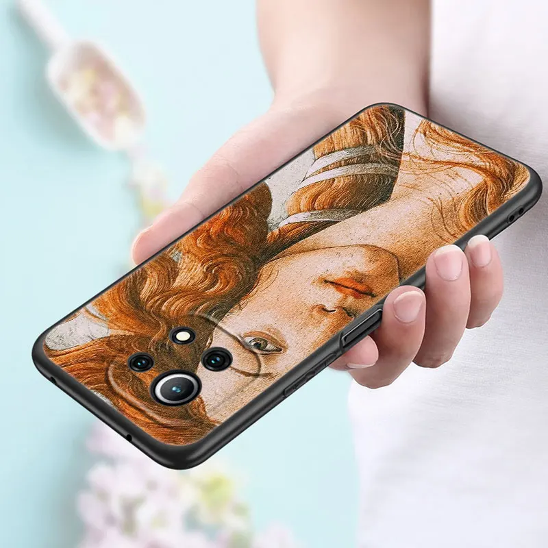renaissance art painting phone case for xiaomi mi poco x3 nfc f3 gt m3 10t 11t 11x pro 11i a2 11 lite ne 5g civi tpu black cover free global shipping