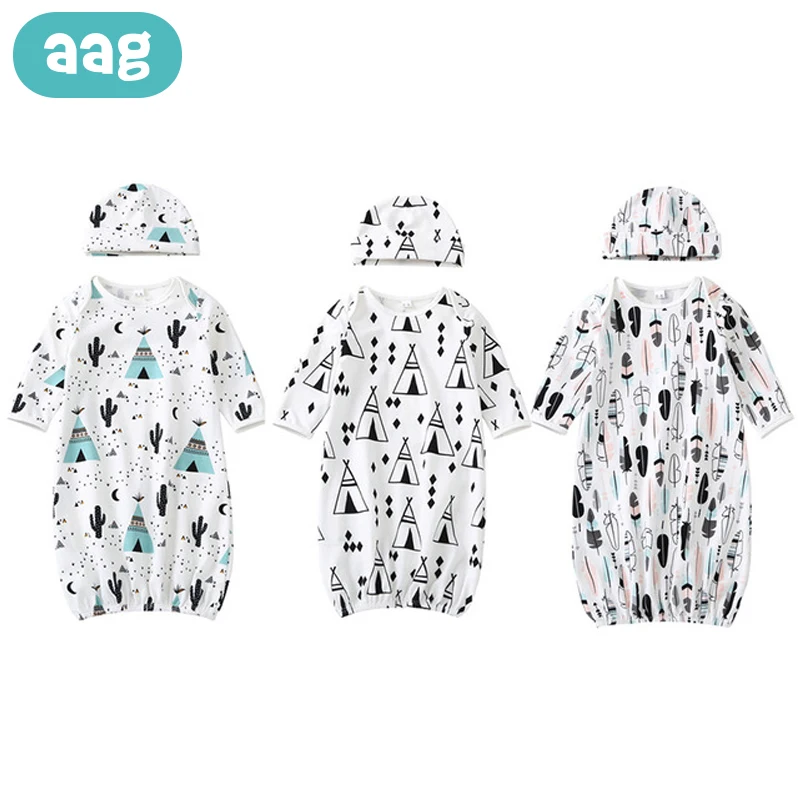 Хлопковый детский спальный мешок AAG пеленка для новорожденных кокон выписки и из