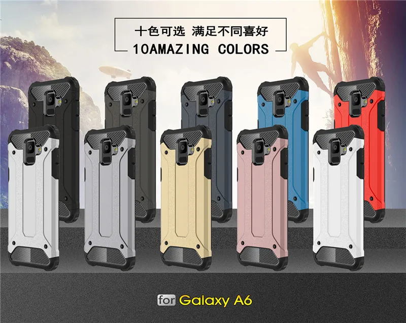 Чехол-броня для samsung Galaxy A50 задняя крышка телефона силиконовый чехол-бампер