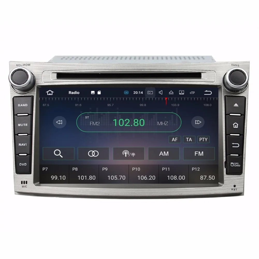 Автомобильный радиоприемник Octa Core Android 9 0 DVD плеер с GPS для Subaru Legacy outback 2009 2012