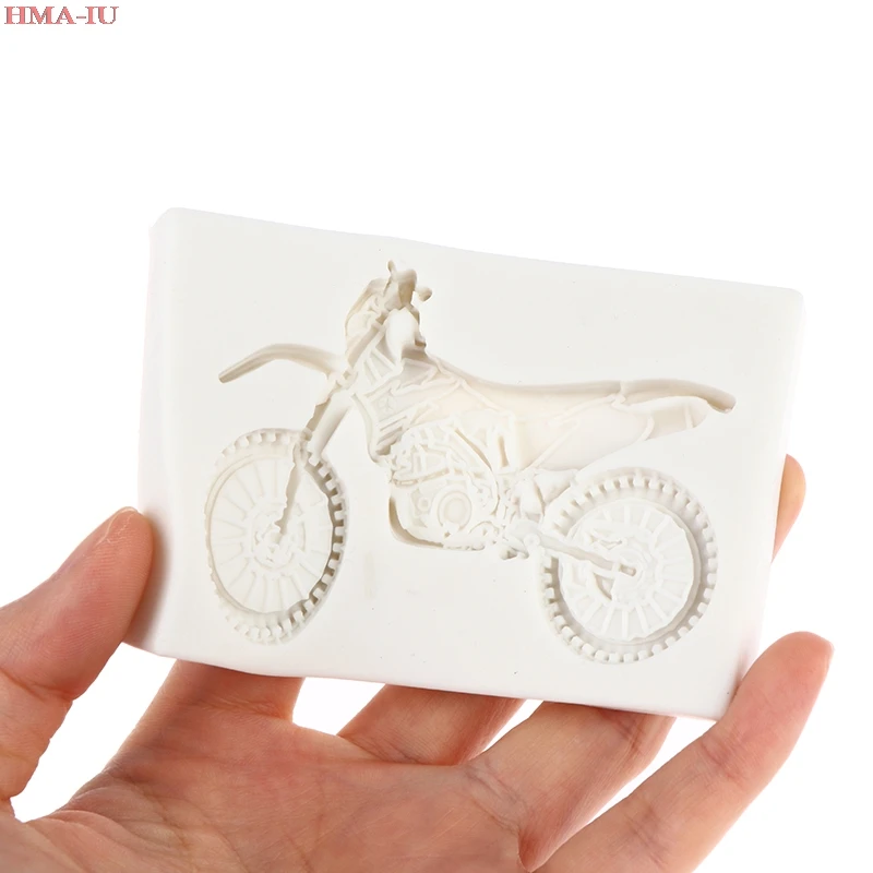 

Motorcycle Silicone Mold Fondant Cake Decorating Tool Chocolate Cakes Moulds