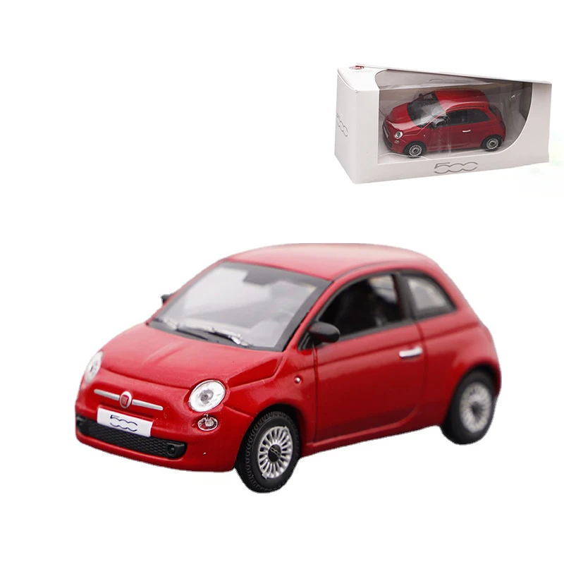 

Diecast 1/43 Scale Fiat 500 Model Cars Alloy Vehicle Classic Collection Display Toys for Boys Gift for Kids & Color Box