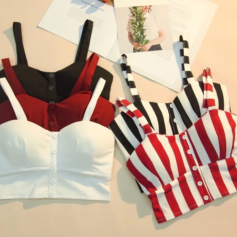 Топ Бралетт с вишней топ женский укороченный на одно плечо майка сексуальный