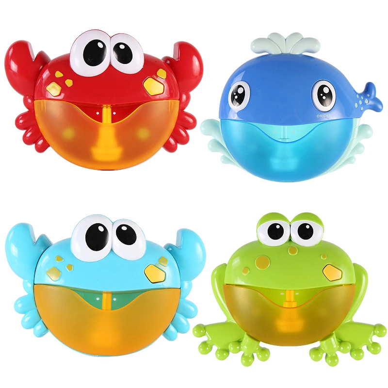 Дропшиппинг Пузырьковая машина крабы лягушка музыка детская игрушка для ванны