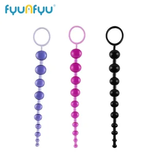 1 шт. анальные игрушки Цвет Желе Анальные шарики секс оргазм вагинальная пробка играть вытяжное кольцо мяч анальный стимулятор анальные шарики для Для женщин