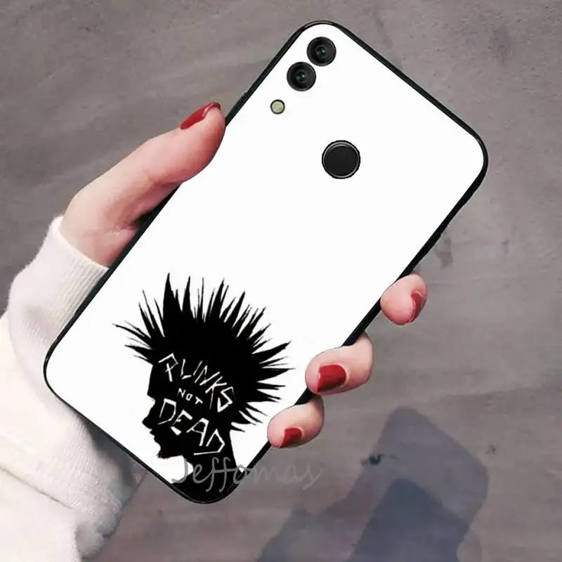 

Punk Rock Phone Case For Huawei Honor 7C 7A 8X 8A 9 10 10i Lite 20 NOVA 3i 3e