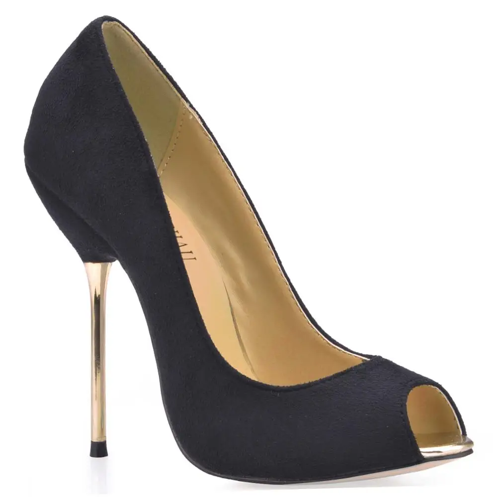 Пикантные вечерние открытый носок на каблуке шпильке На железной Для женщин