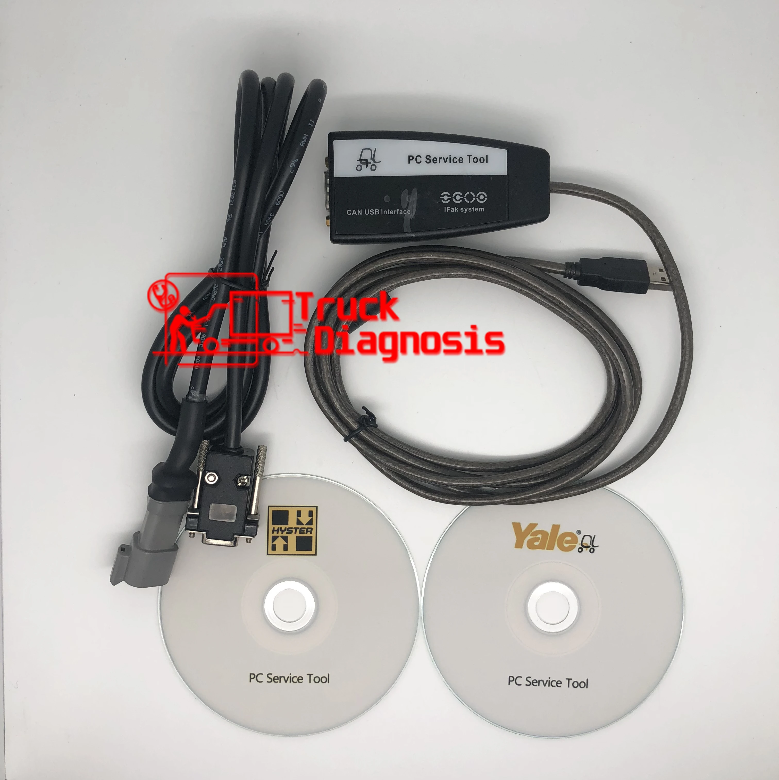 Для Yale/Hyster инструмент для обслуживания ПК K CAN USB интерфейс V4.94 диагностики Yale и