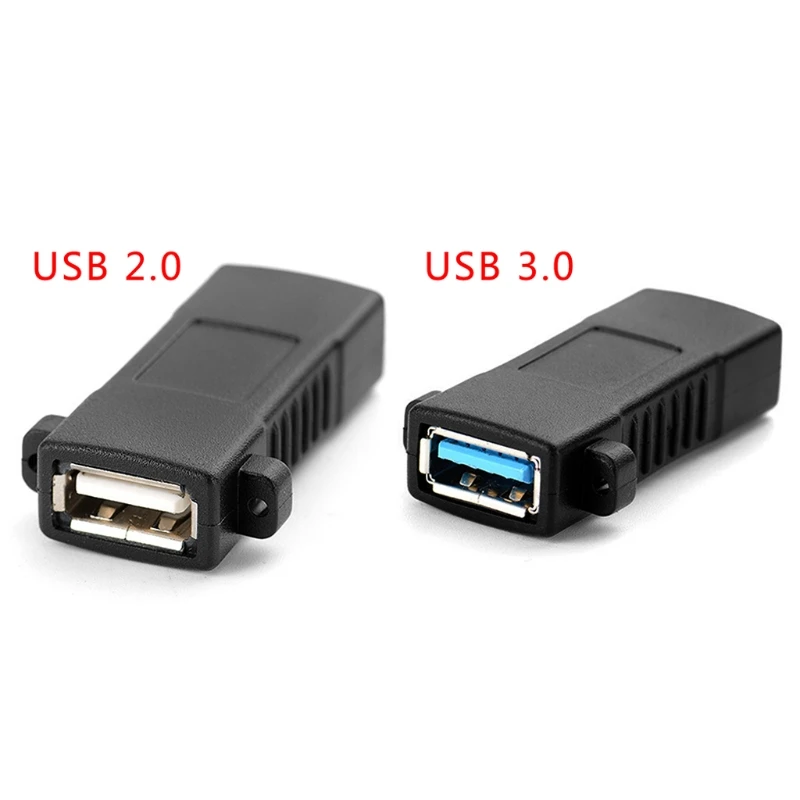 1 шт. Стандартный USB 2 0 3 женский разъем адаптер для монтажа на панель Разъем