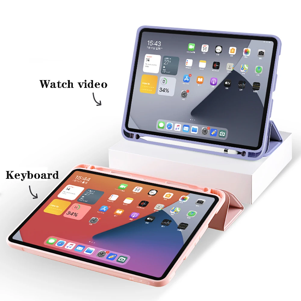 Чехол для iPad Pro 12.9 чехол M1 11 2020 Air 4 10 2 9 поколения 7 5th 6th 2021 Mini 6 | Компьютеры и офис