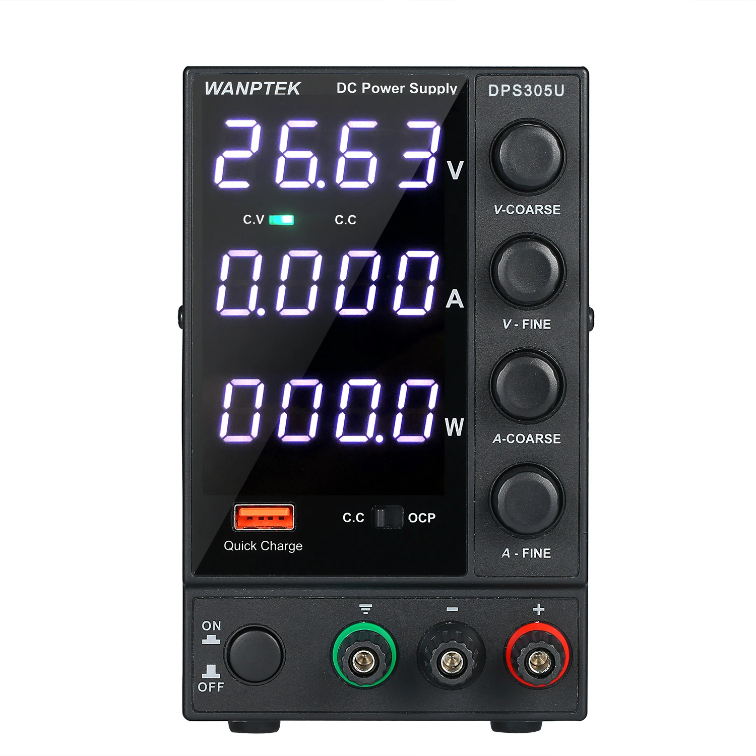 

WANPTEK DPS305U для детей, на возраст от 0 до 30V 0-5A 150W импульсный источник постоянного тока Питание 4 знака после запятой Дисплей светодиодный Регули...