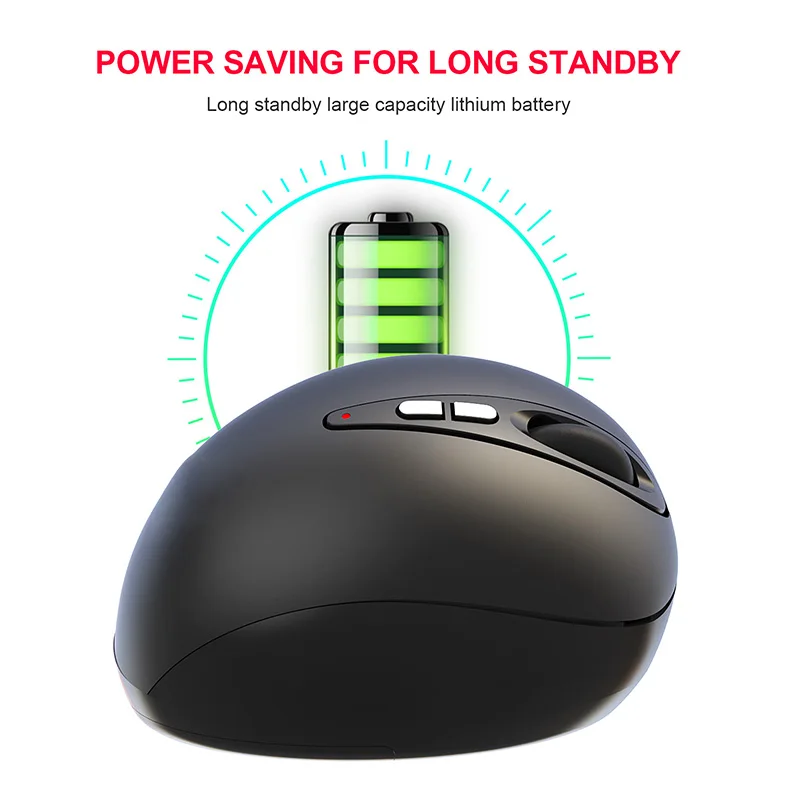 Беспроводная фотоэлектрическая Вертикальная мышь 2 4G для ноутбука USB офисные