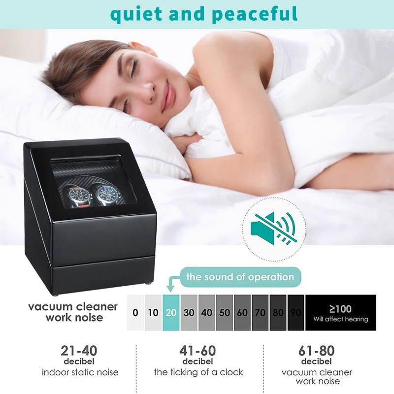 Черная Автоматическая намотка ONEON для часов автоматический бесшумный мотор