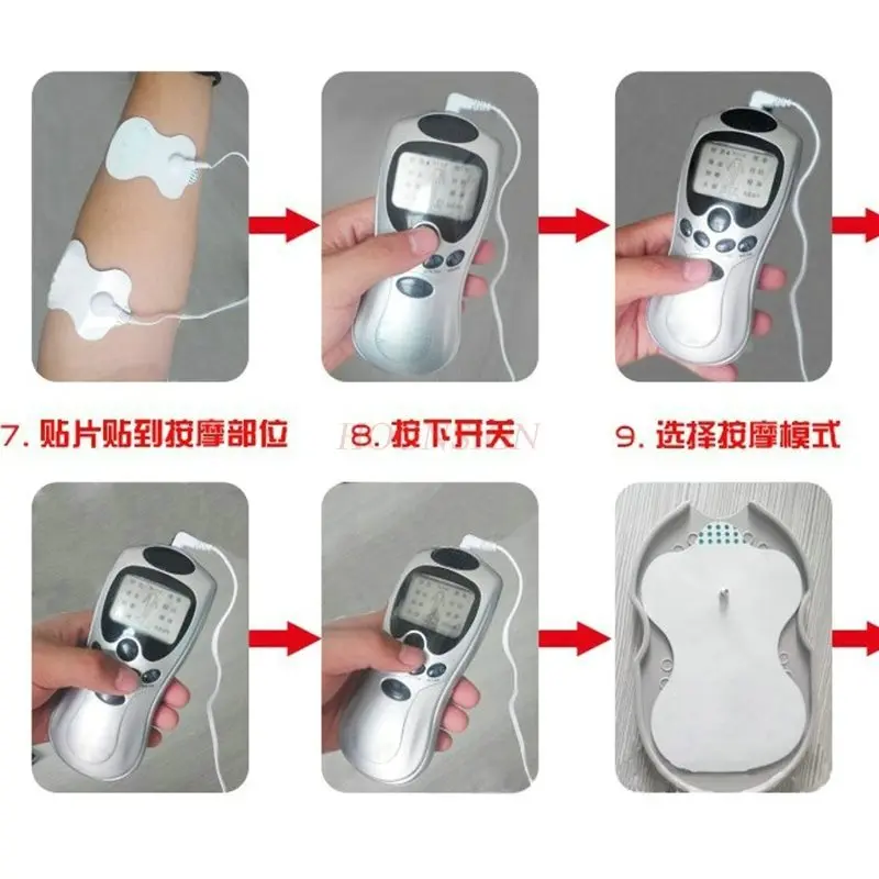 

smart care tool electroestimulador 1 Set Digital Tens Therapy Machine Body Massager Electro Estimulador Muscular Electric Smart