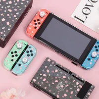 sakura nintend switch protective shell transparent crystal pc hard cover ns joy con game console case for nintendo switch