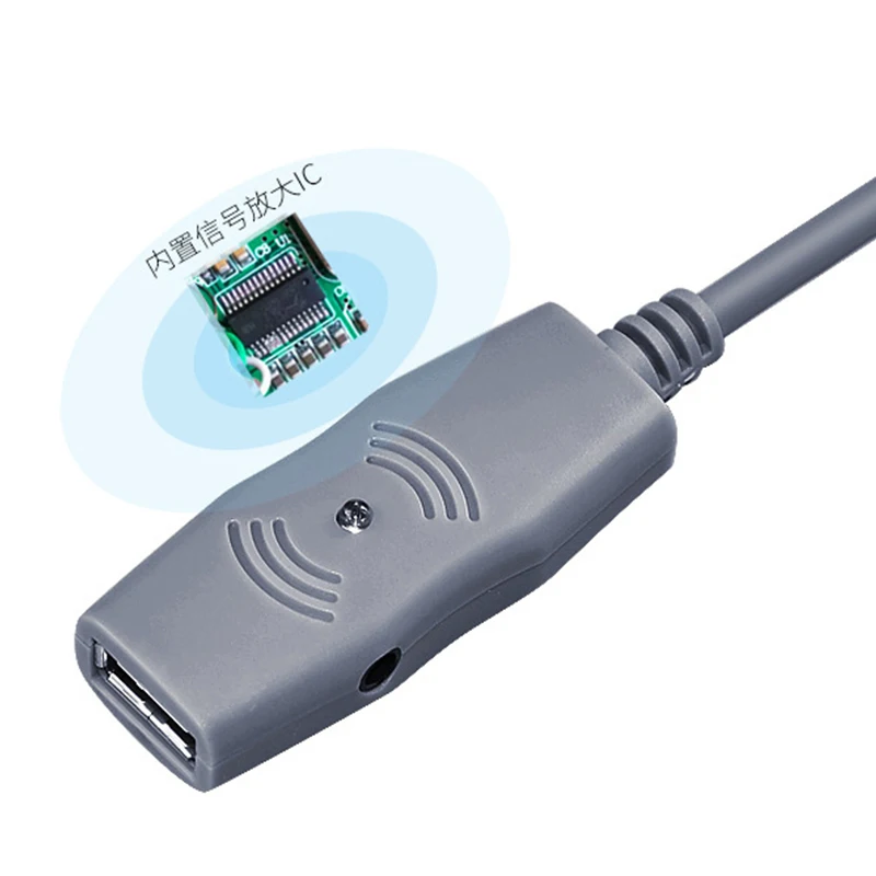 USB-кабель-удлинитель USB2.0 переходник для усилителя сигнала штекер-гнездо со