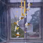 Антикварные резонансные колокольчики с 5 трубками, любящий ангел, колокольчики, подвесные колокольчики для гостиной, домашний декор, подарок для автомобиля, улицы, двора, сада, колокольчики